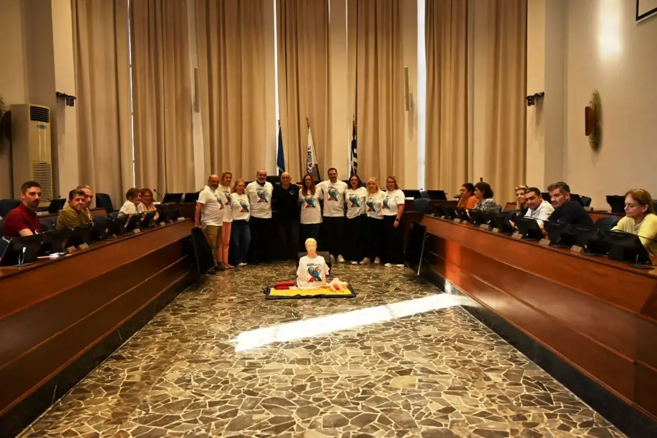Εκπαίδευση εργαζομένων του Δήμου Ρόδου στην αντιμετώπιση καρδιακής ανακοπής